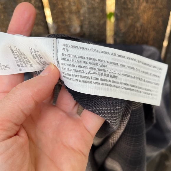 Abercrombie & Fitch Soft A&F Collection Plaid Flannel Button Down Shirt NWT XL - Picture 10 of 13